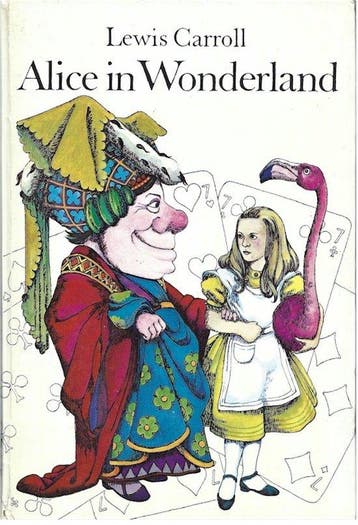 Alice in wonderland oud goud - Carroll, Verzenden, Nieuw