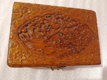 Boîte à bijoux - Canfora - Scrig.in bois de camphre