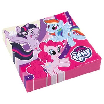 My Little Pony Servetten 33cm 20st, Verzenden, Nieuw