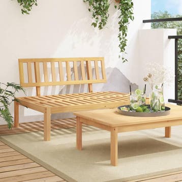 Acacia Middenbank | Tweede kansje | 59% korting, OP=OP, Tuin en Terras, Tuinbanken, Verzenden, Gebruikt, Hout