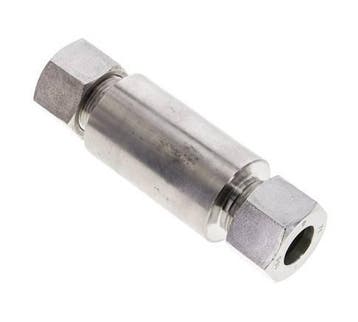 Raccord droit à souder et à couper en acier inoxydable 16S, Verzenden