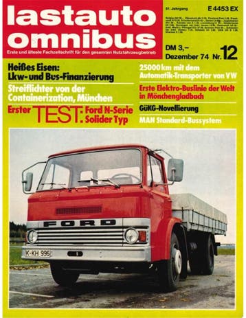 1974 LASTAUTO OMNIBUS MAGAZINE 12 DUITS, Ophalen of Verzenden