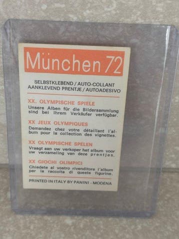 1972 Panini München 72 Daniel Gable #150 Rookie Sticker -, Nieuw
