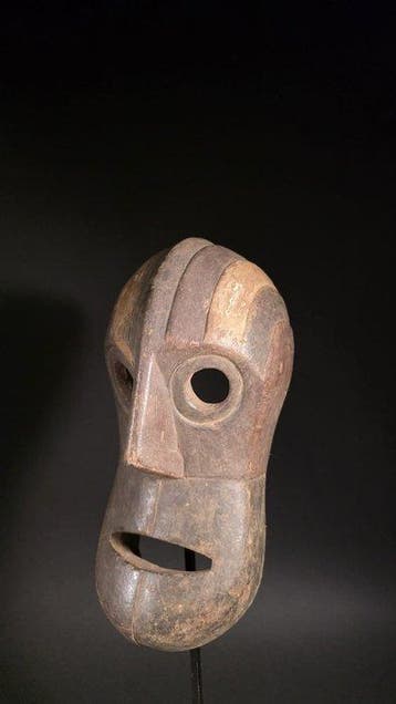 Houten masker - Kumu - DR Congo (Zonder minimumprijs)