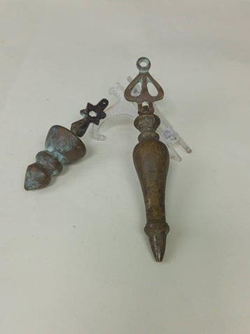 Rare Pair of Early 19th-Century Antique Ottoman Bronze