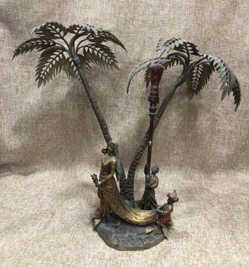 Beeld, Orientali - 40 cm - Brons, Metaal