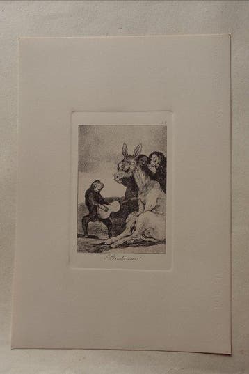 Francisco De Goya (1746-1828) - Blatt: #38 Brabisimo!, Antiek en Kunst