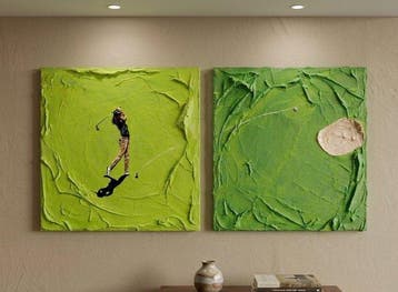 Anita Csapó - Golf swing, Antiek en Kunst