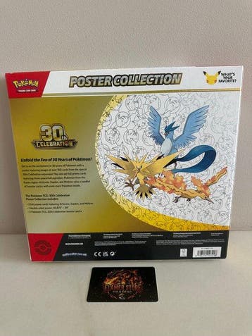 Pokémon - 1 Box - 30th Celebration Poster Collection Box -, Nieuw