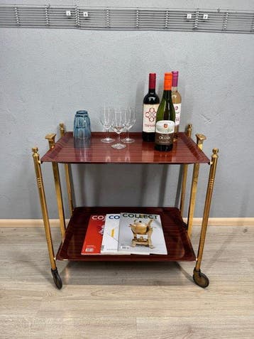 Serveerwagen - Metaal, kunststof - Vintage serveertrolley