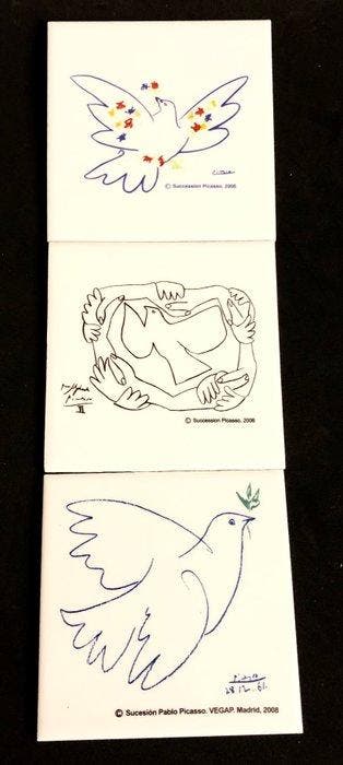 Succession Picasso - Onderzetter (6) - Porselein -