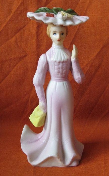 Beeldje - Biscuit porselein, Antiquités & Art, Curiosités & Brocante