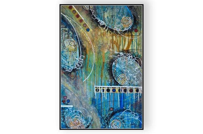 Alexander Lecusay Estrada - “Universo Conectado” – XXL, Antiquités & Art, Art | Peinture | Moderne