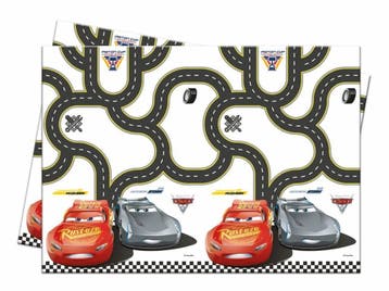 Cars 3 Tafelkleed 1,8m, Verzenden