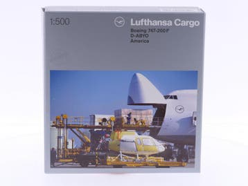 Schaal 1:500 Herpa 516051 Lufthansa Cargo Boeing 747-200F..., Ophalen of Verzenden