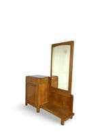 Wandtafel - Messing, Glas, Kersenhout