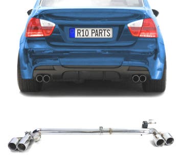 JEU DE CONVERSION 4 TUBES DÉCHAPPEMENT BMW E90 E91 LOOK M D, Autos : Pièces & Accessoires, Verzenden, Neuf