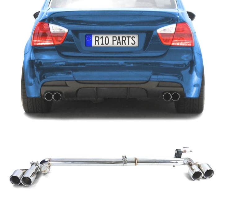JEU DE CONVERSION 4 TUBES DÉCHAPPEMENT BMW E90 E91 LOOK M D, Auto-onderdelen, Uitlaatsystemen, Verzenden