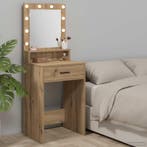 vidaXL Kaptafel met lade Artisan Eiken 50 x 41 x 135 cm, Verzenden, Nieuw