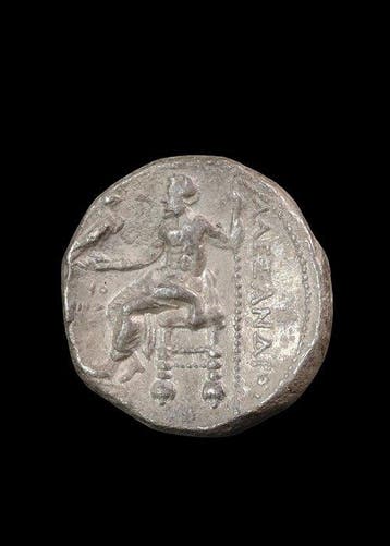 Oud-Grieks Zilver Tetradrachme van Alexander de Grote