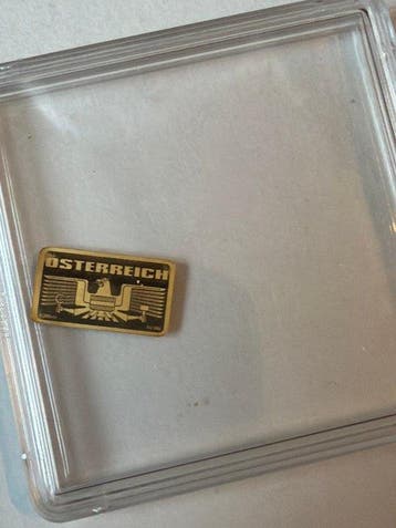 Oostenrijk. Gold bar Mariendom, 1/200 Oz (.999) (Zonder