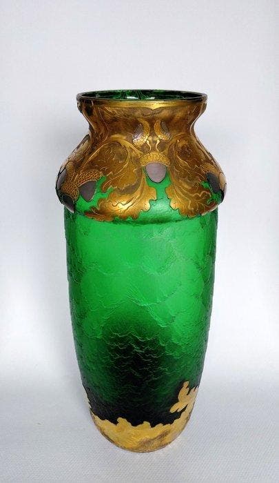 Legras & Cie. - Vaas - Glas - Vaas serie Verde Nilo, Antiek en Kunst, Antiek | Glaswerk en Kristal