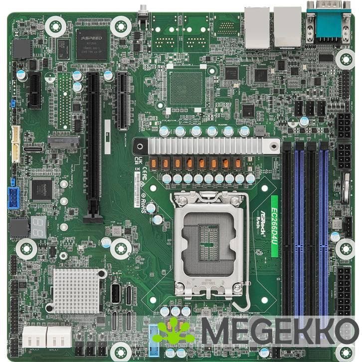 Asrock EC266D4U moederbord Intel C266 LGA 1700 micro ATX, Informatique & Logiciels, Ordinateurs & Logiciels Autre, Envoi
