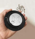 Extra grote ronde waterpas in metalen behuizing (100x75x20, Verzenden, Nieuw