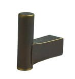 Kapstokhaak Jolie Core 34x34 mm antiek brons, Nieuw, Overige materialen