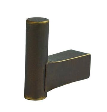 Kapstokhaak Jolie Core 34x34 mm antiek brons, Nieuw, Overige materialen