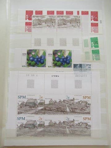 Saint Pierre et Miquelon 2003/2006 - Stock important de, Gestempeld
