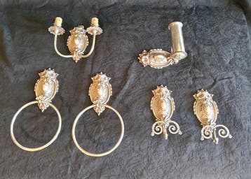 Baroque Ensemble de toilette (6) - zama, Argent - ensemble