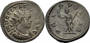 Roemisches Kaiserreich Tacitus Antoninian Lugdunum 275 Pa..., Verzenden