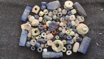 Oudegyptisch naar Romeins Glas meer dan honderd oude kralen