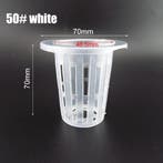 Kweekmandjes Hydrocultuur #50 7x7 cm ca. 10 stuks, Nieuw