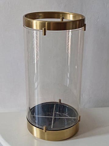 Ecolight Milano - Paraplustandaard/rek - Lucite, messing -