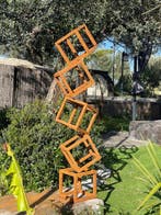 Ana Lucia B.M - Sculpture Corten - XXL - NO Reserve, Antiquités & Art