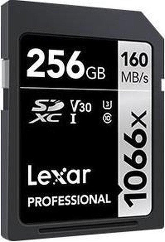 Lexar SDXC Professional UHS-I 1066x 256GB (Foto & Video), Audio, Tv en Foto, Foto | Geheugenkaarten, Nieuw, Verzenden