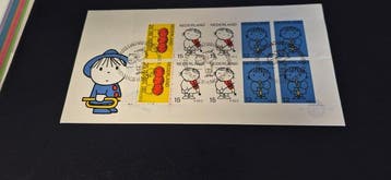 Nederland 1969/1974 - FDC E100a E129a E136 Kinderblok