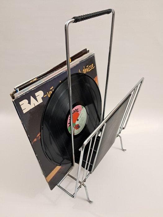 Tijdschriftenhouder - Metaal, Antiek en Kunst, Kunst | Designobjecten