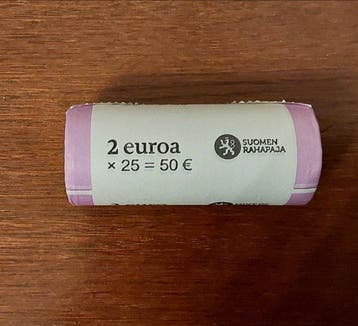 Finland. 2 Euro 2023 Social care (25 coins) in Roll