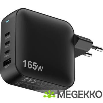 Sitecom 165W Power Delivery Wall Charger (Black), Verzenden