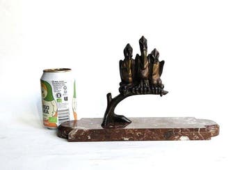 Max le Verrier - L. Artus - Sculpture, Gestileerde pelikanen