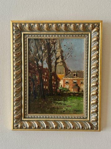 Chris Soer (1882–1961) - Stadsgezicht, Antiek en Kunst