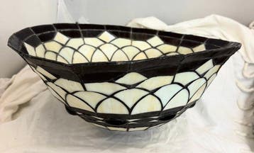Tiffany style - Lamp - Glas, Antiek en Kunst