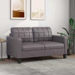 vidaXL Tweezitsbank / zetel 140 cm kunstleer grijs, Verzenden, Nieuw