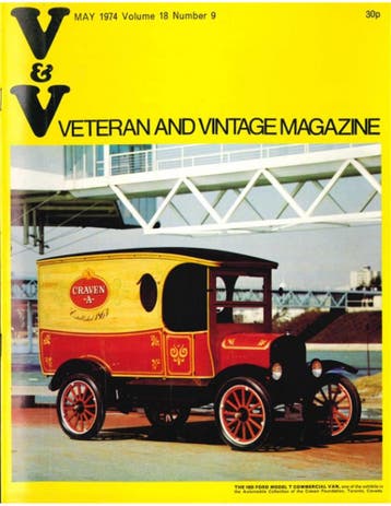 1974 VETERAN AND VINTAGE MAGAZINE 9 ENGELS, Ophalen of Verzenden, Nieuw