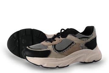 Poelman Sneakers in maat 38 Beige, Kleding | Dames, Poelman, Verzenden, Beige, Zo goed als nieuw