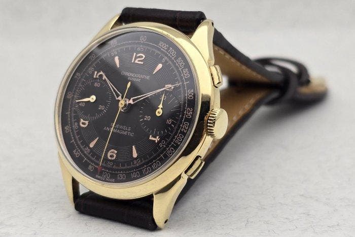 Chronographe Suisse - Cal. Landeron 151 -, Bijoux, Sacs & Beauté, Montres | Hommes