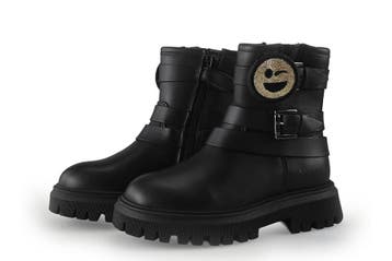 Nubikk Biker boots Meisjes in maat 25 Zwart, Verzenden, Schoenen